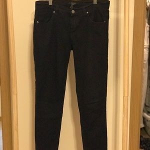 Forever 21 mid black skinny jeans